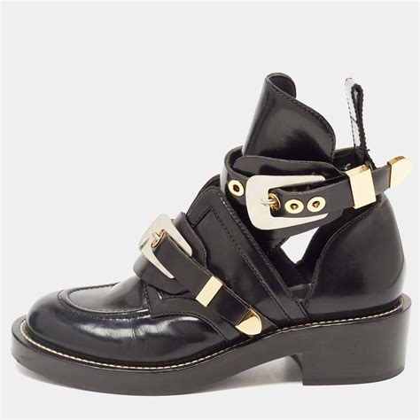 balenciaga buckle strap ankle boot replica|balenciaga inspired boots dupe.